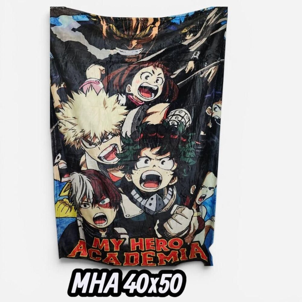 💥 My Hero Academia (MHA) Fleece Blanket (40x50) - New Open Box